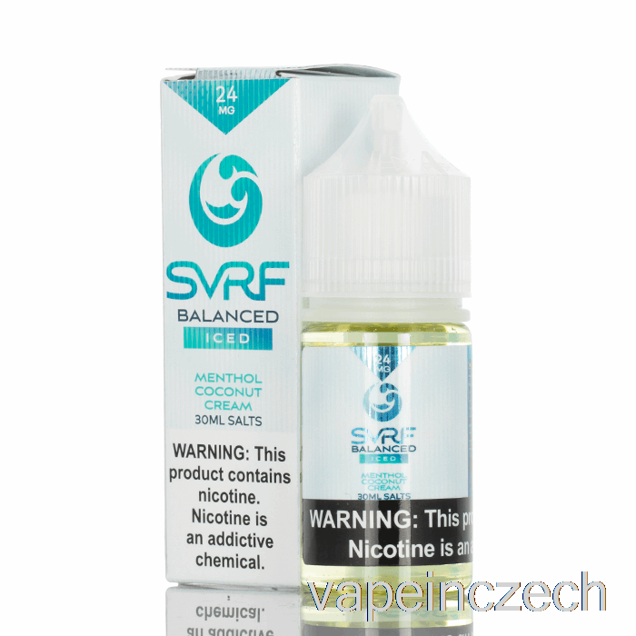 Ledově Vyvážený - Svrf Salts E-liquid - 30ml 24mg Vape Bez Nikotinu